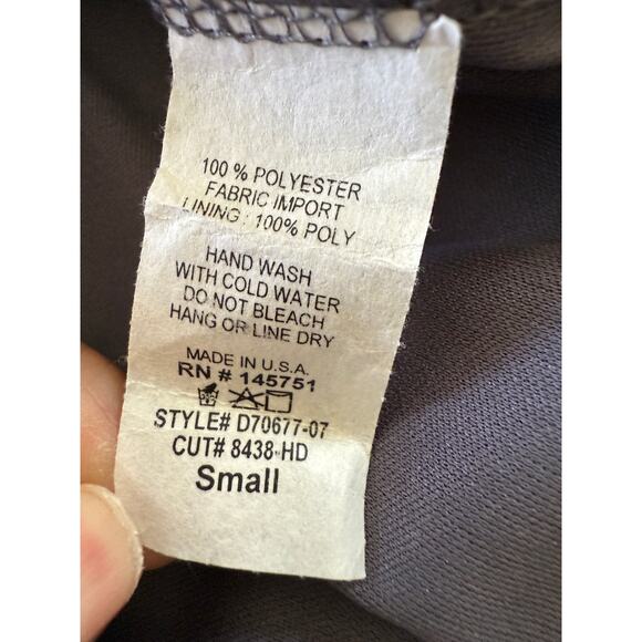 Altar’d State Floral Choker Neck Long Sleeve Shift Dress Taupe Small - Picture 6 of 7